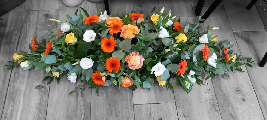 Raquette orangé pastel