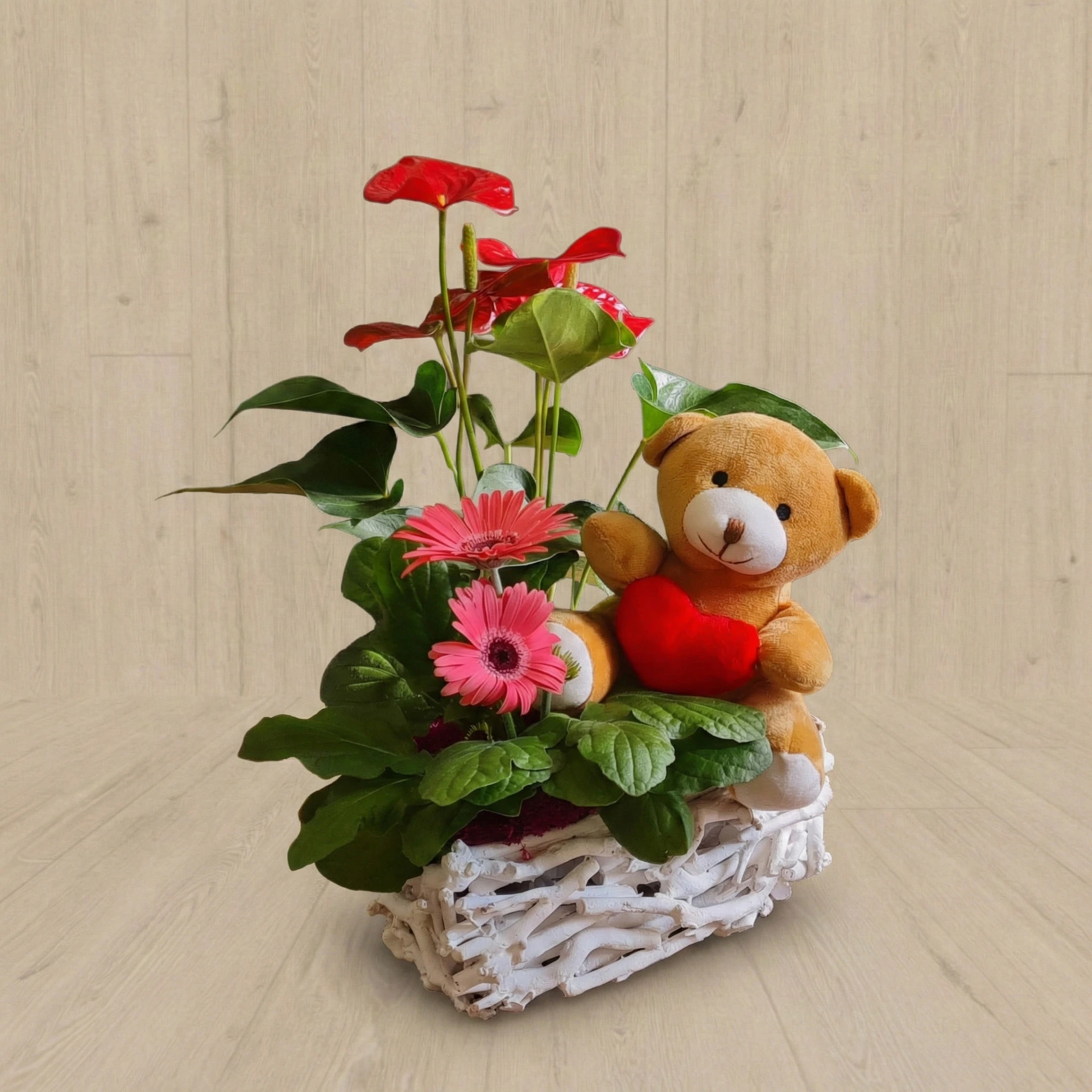 Assemblage plantes et ours