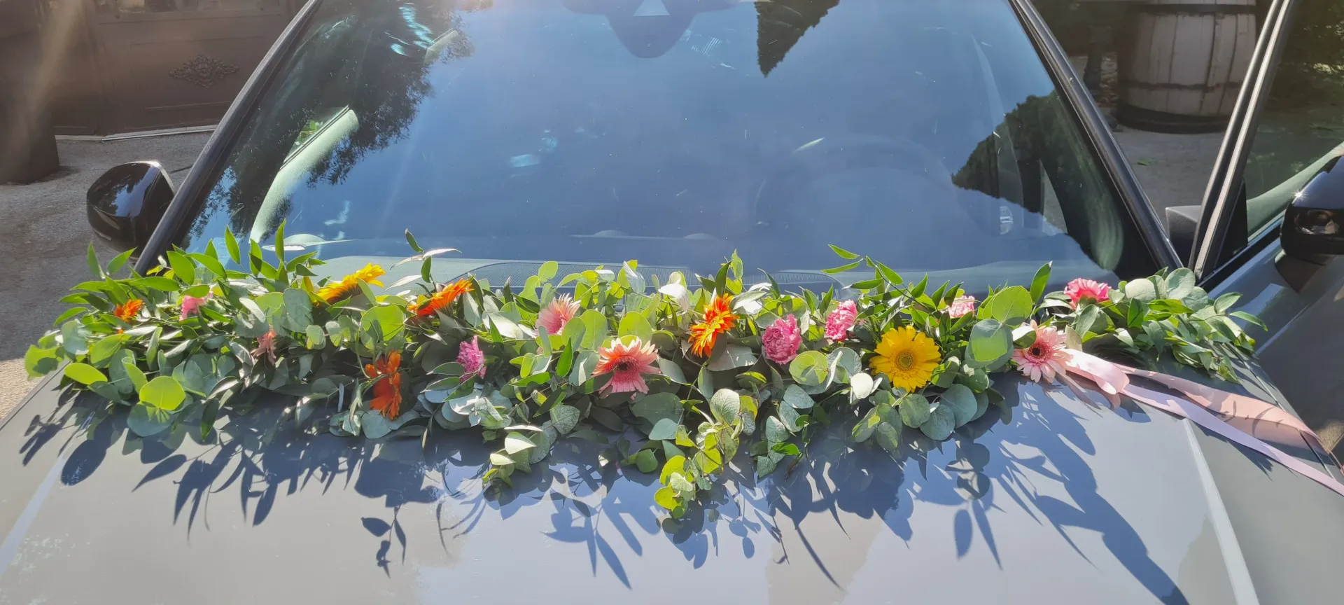 Décoration  guirlande voiture