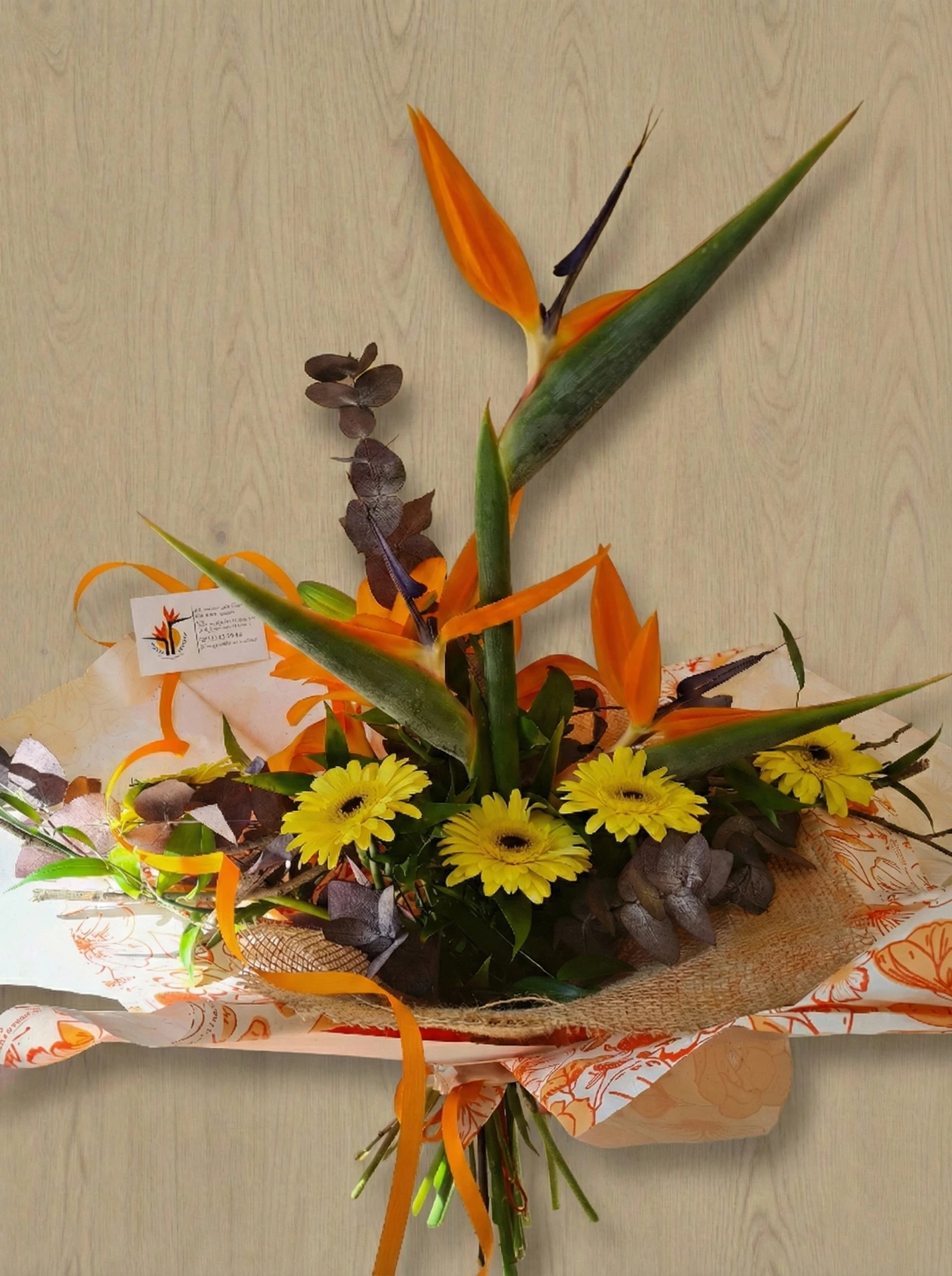 Bouquet structuré 35€