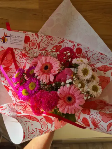 Bouquet camaïeu de rose